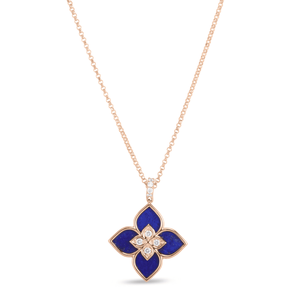 Venetian Princess pendant with diamonds and Lapis