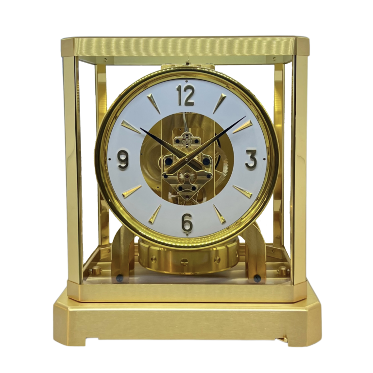 Jaeger-LeCoultre - RESERVED Atmos perpetual movement gilded cabinet