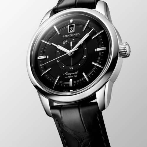 Longines Conquest Heritage central power reserve L1.648.4.52.2 horlogerie lionel meylan vevey lausanne montreux