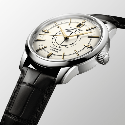 Longines heritage conquest central power reserve L1.648.4.78.2 hologerie lionel meylan vevey lausanne montreux