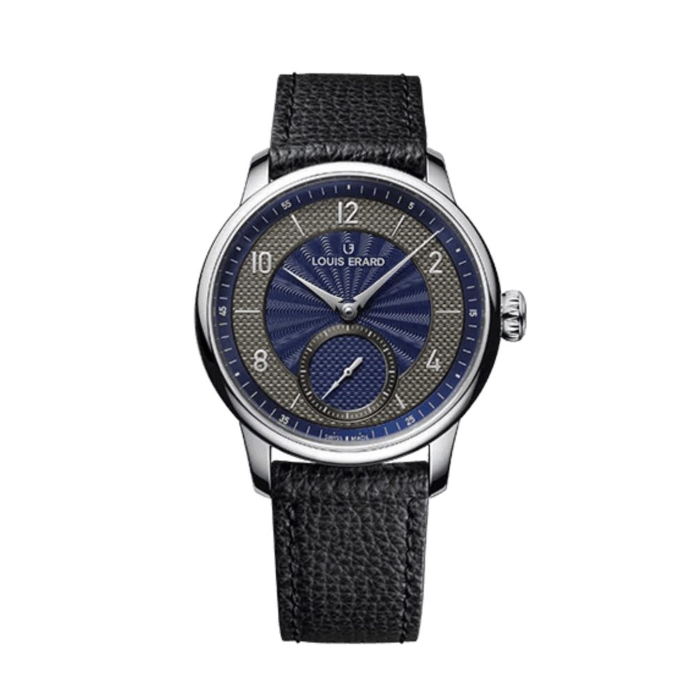 Excellence – Petite Seconde Guilloché Anthracite Blue – 39mm