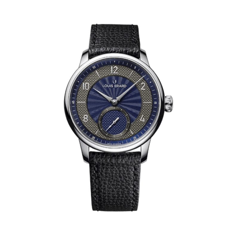 Louis Erard - Excellence – Petite Seconde Guilloché Anthracite Blue – 39mm