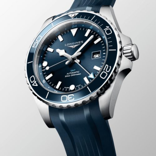 Longines HYDROCONQUEST GMTL3.890.4.96.9 horlogerie lionel meylan vevey lausanne montreux