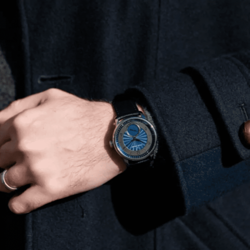Louis Erard Excellence Petite Seconde Guilloché Anthracite Blue 34248AA21.BVA150 horlogerie lionel meylan vevey lausanne montreux