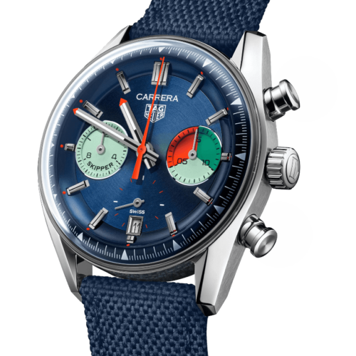 TAG HEUER CARRERA CHRONOGRAPH SKIPPER Automatique, 39 mm, Acier CBS2213.FN6002 horlogerie lionel meylan vevey lausanne montreux