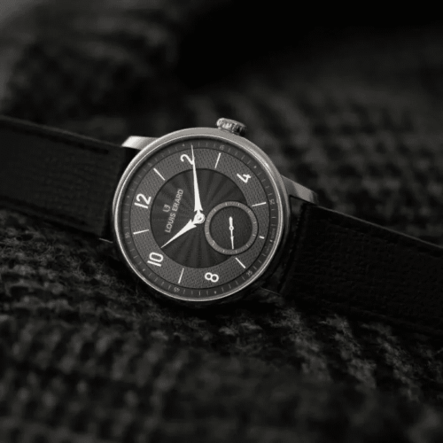 Louis Erard Petite Seconde Guilloché Anthracite Black 34237AA42.BVA170 Excellence horlogerie lionel meylan vevey lausanne montreux