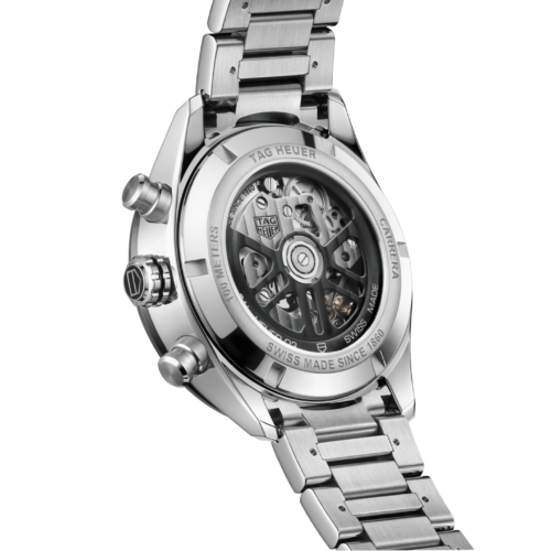 TAG HEUER CARRERA CHRONOGRAPH Automatique, 44 mm, Acier et céramique CBN2A1N.BA0643 horlogerie lionel meylan vevey lausanne montreux