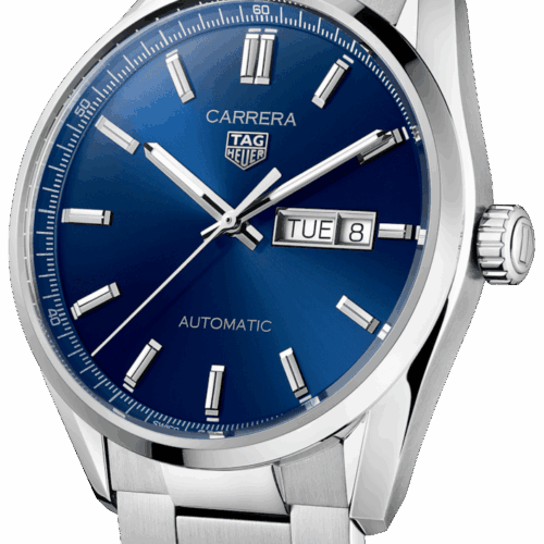 TAG Heuer Carrera Day-Date  Automatique, 41 mm, Acier WBN2012.BA0640 horlogerie lionel meylan vevey lausanne