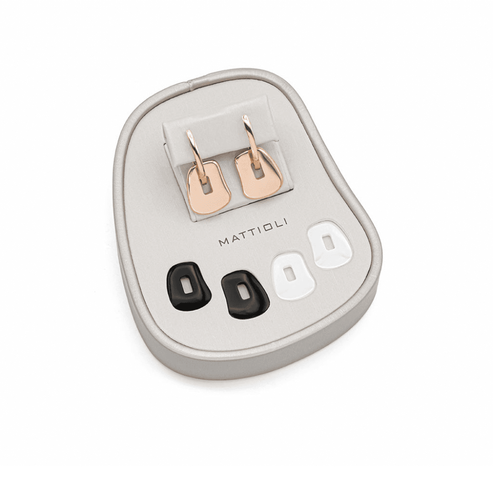 Rose gold earrings – Puzzle kit