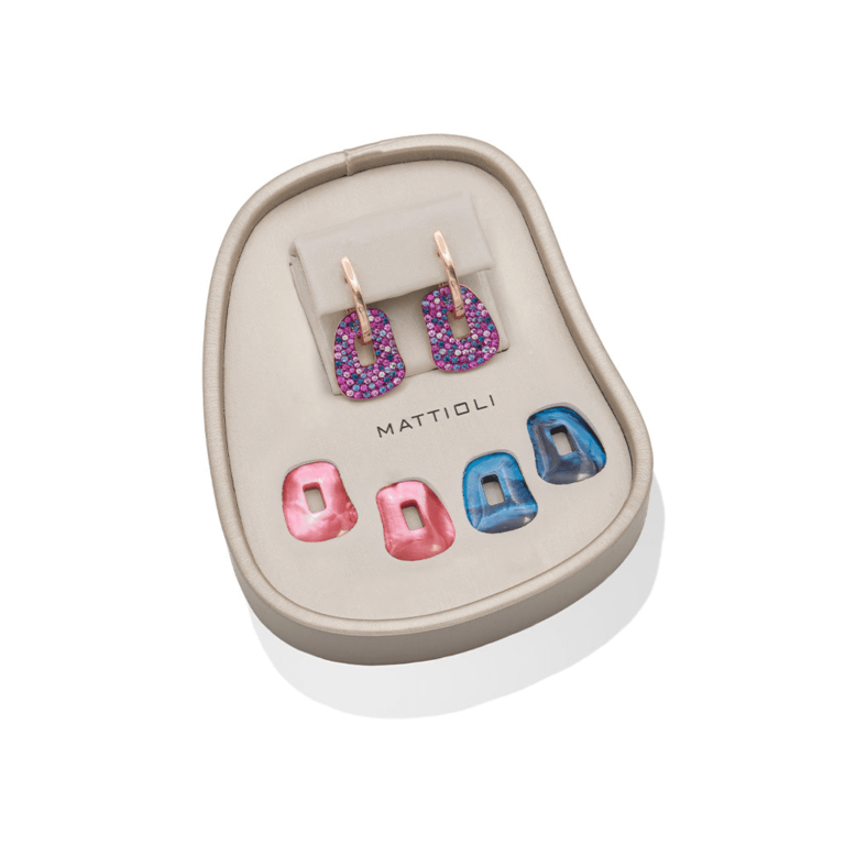 Mattioli - Rose gold earrings – Puzzle kit