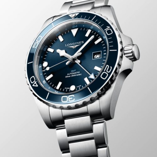 Longines HYDROCONQUEST GMTL3.890.4.96.6 Horlogerie lionel meylan vevey lausanne montreux