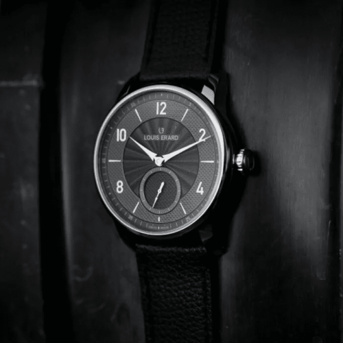 Louis Erard Petite Seconde Guilloché Anthracite Black 34237AA42.BVA170 Excellence horlogerie lionel meylan vevey lausanne montreux