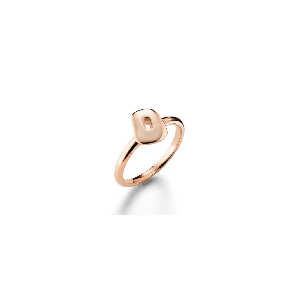 Mini puzzle ring in 750 rose gold