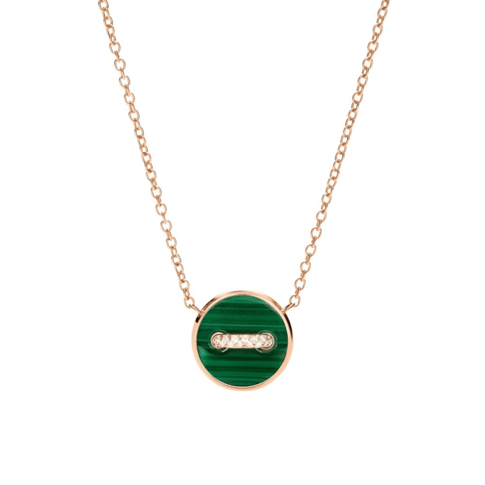 Pom Pom Dot necklace with pendant