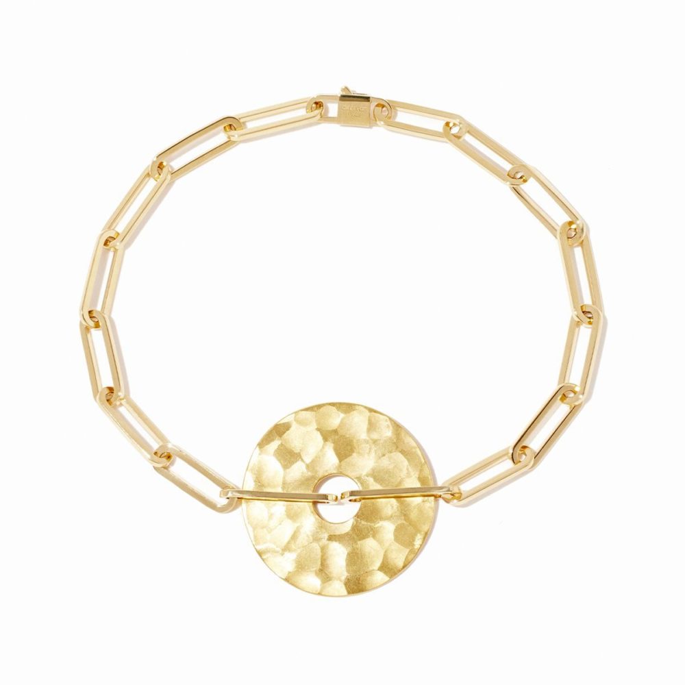 Pi 23mm bracelet in yellow gold
