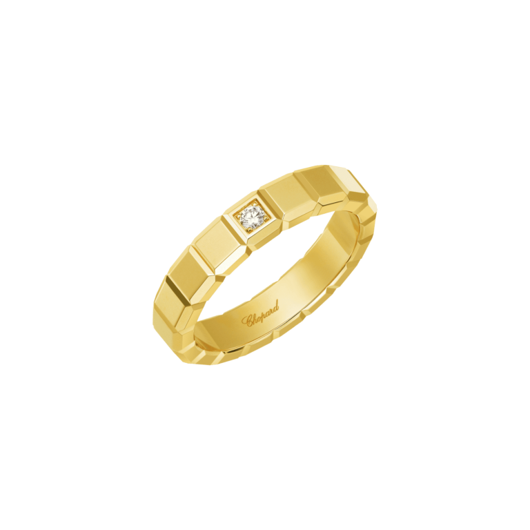Chopard - Bague Ice Cube – en or jaune et diamant