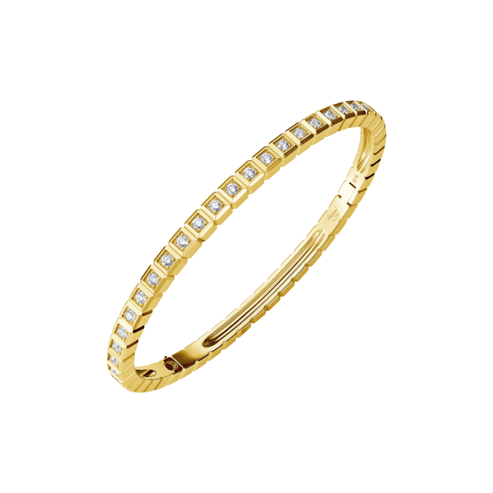 Bracelet Ice Cube – en or jaune et diamants
