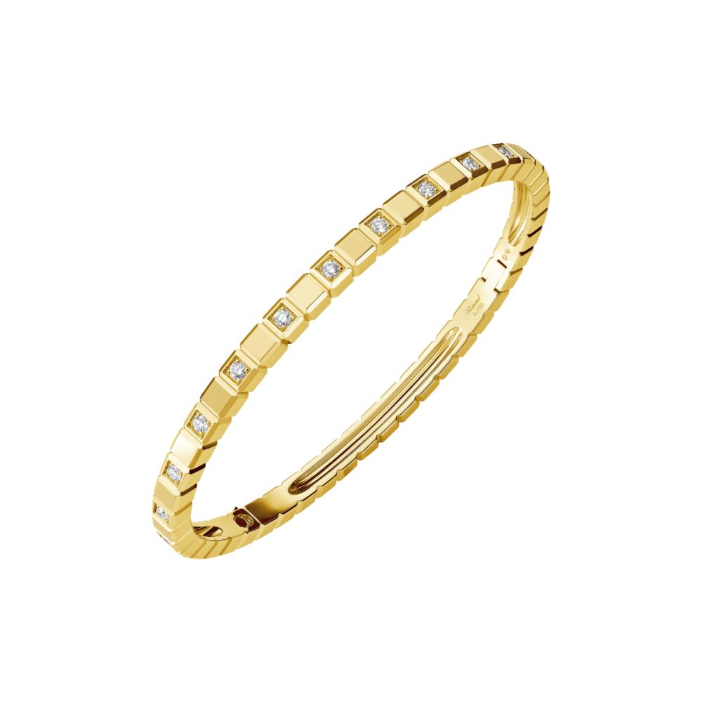 Bracelet Ice Cube – en or jaune et diamants