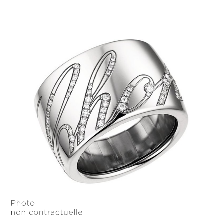 Chopard - Chopardissimo ring in 750 white gold set with diamonds