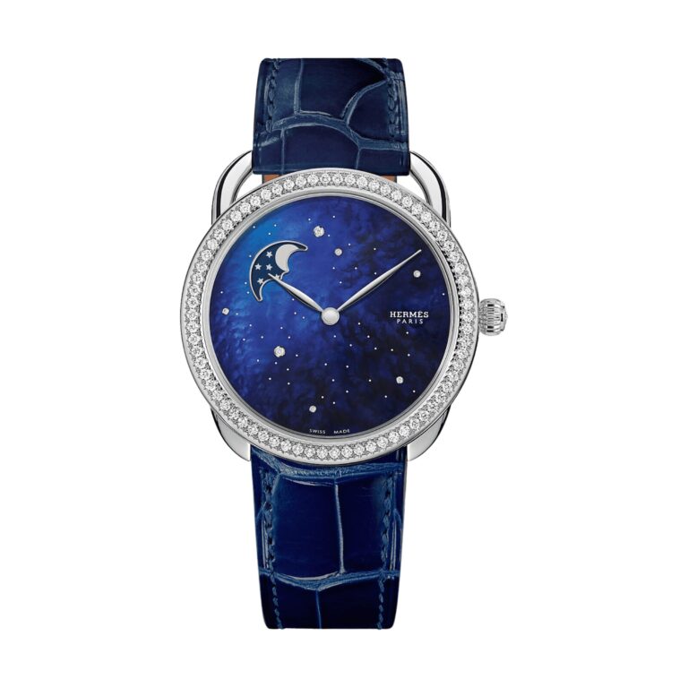 Hermès - Arceau Petite Lune watch, Large model – 38 mm