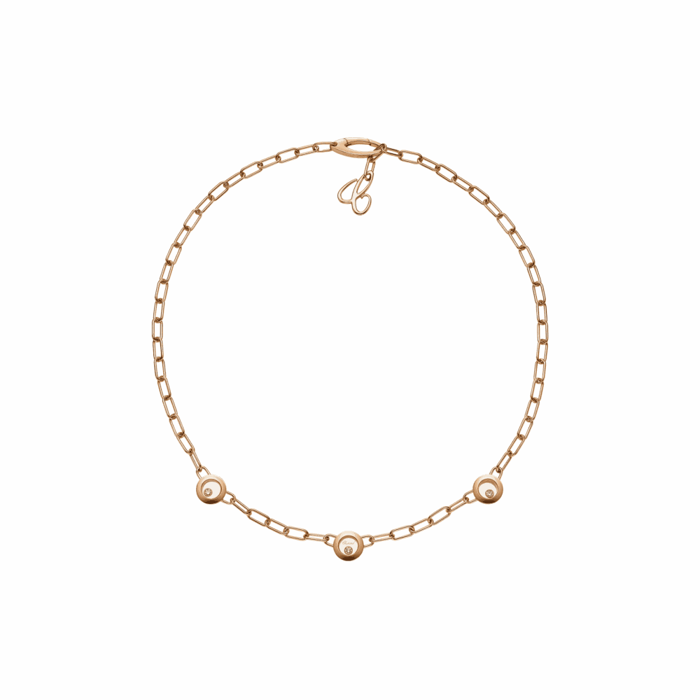 Collier Happy Diamonds Icons – en or rose