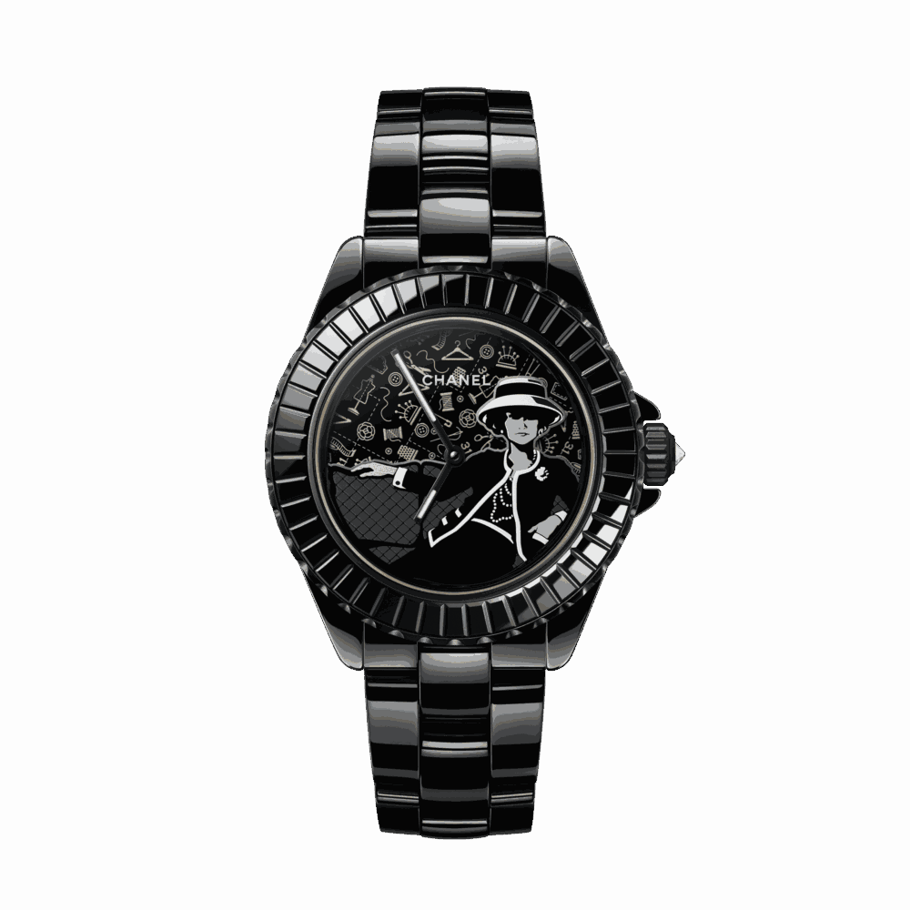 MONTRE MADEMOISELLE J12 COUTURE, 38 MM – Edition Limitée