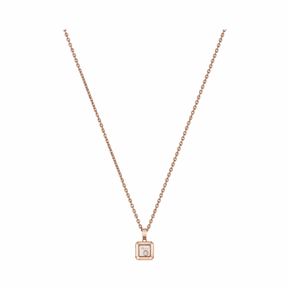 Happy Diamonds Icons – Collier en or rose et diamant