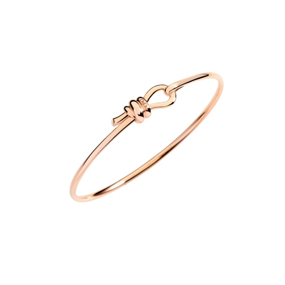 Nodo bracelet in pink gold