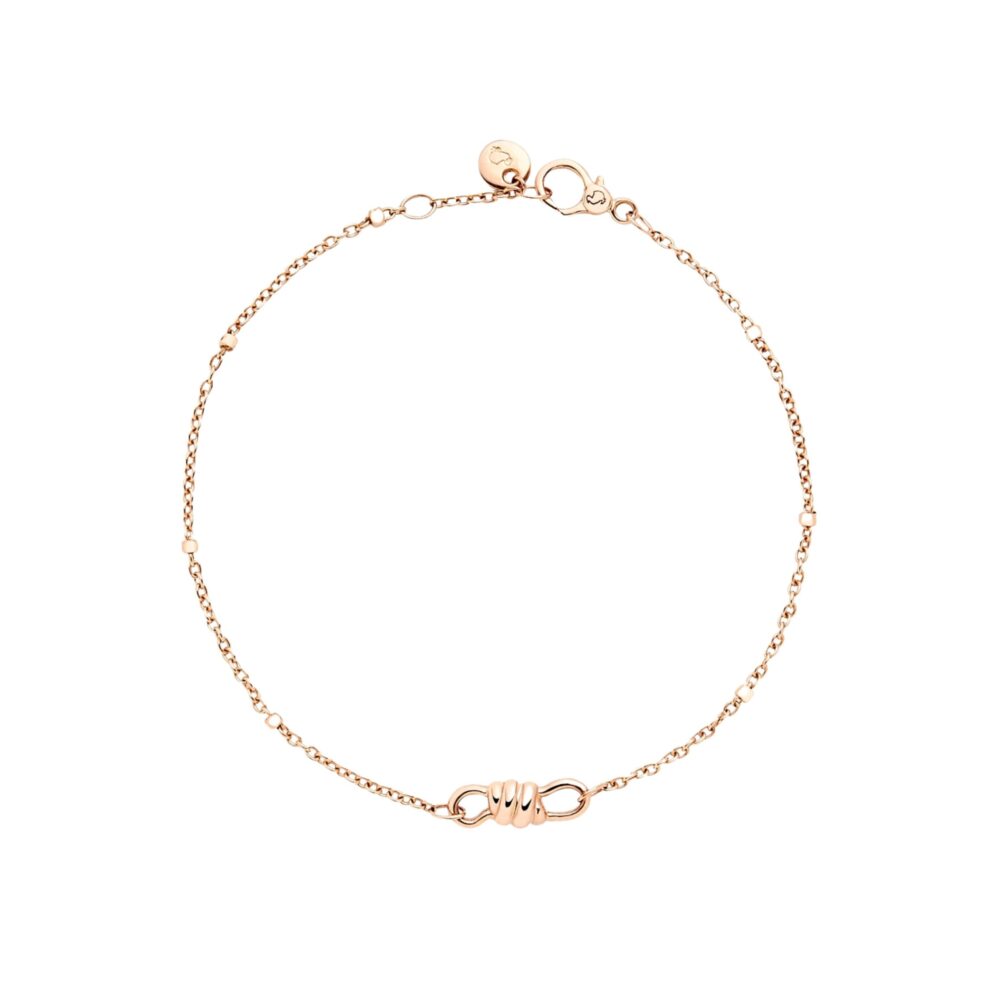 Nodo bracelet in pink gold