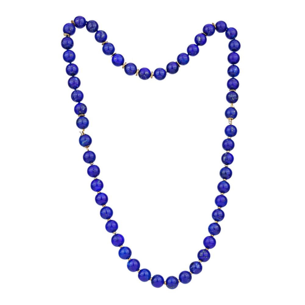 collier sautoir 2 en 1 lapis lazuli