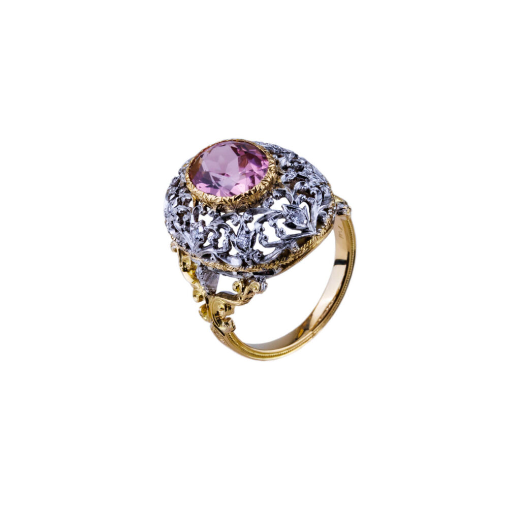 Bague tourmaline vintage