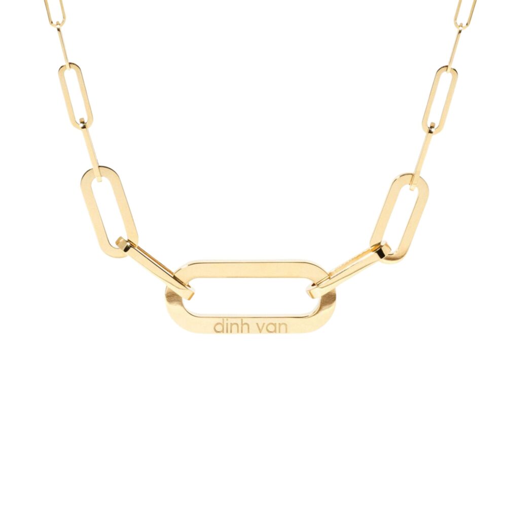 Maillon XL yellow gold necklace