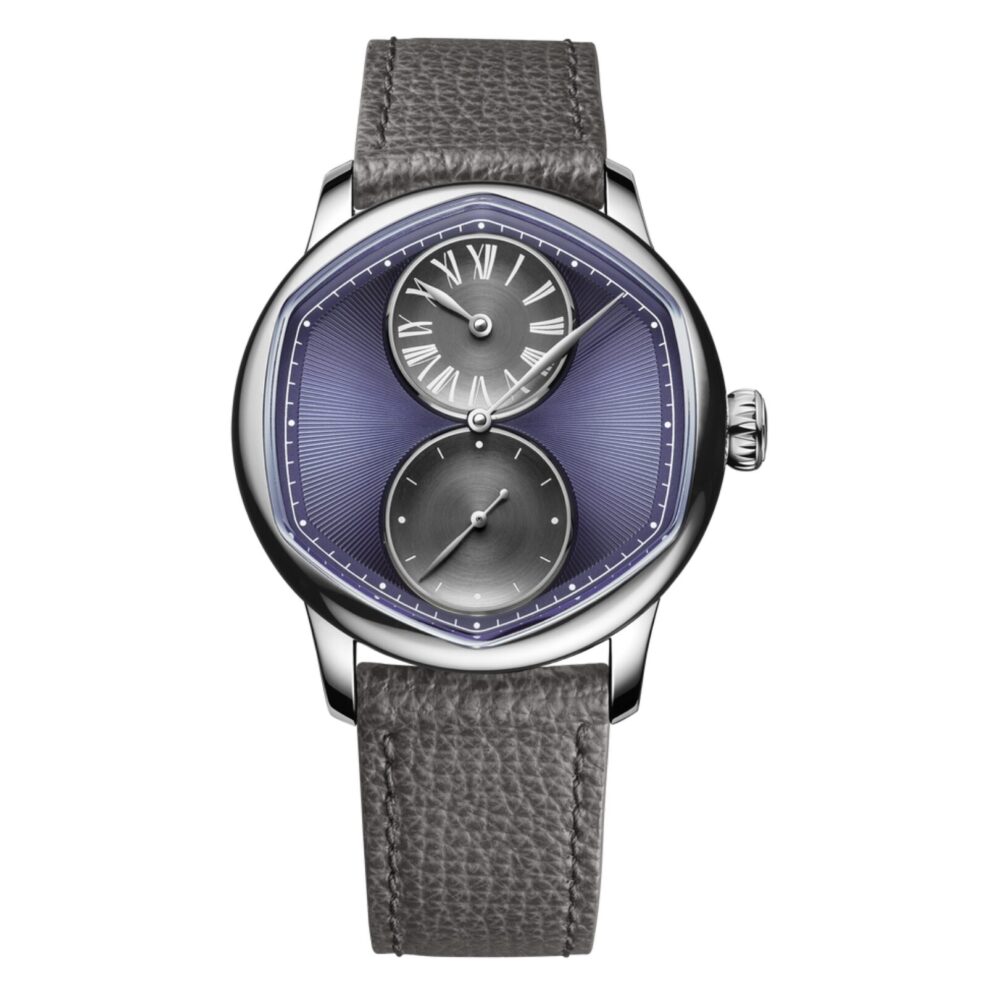 Le régulateur Louis Erard x Cédric Johner mauve