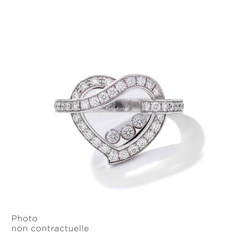 Bague Happy Diamonds cœur GM