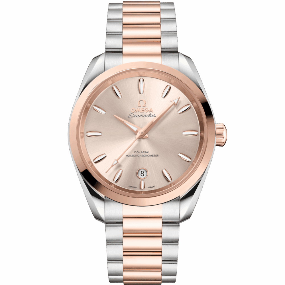 Seamaster Aqua Terra Shades 38 mm, acier ‑ or « Sedna™ » sur acier ‑ or « Sedna™ »