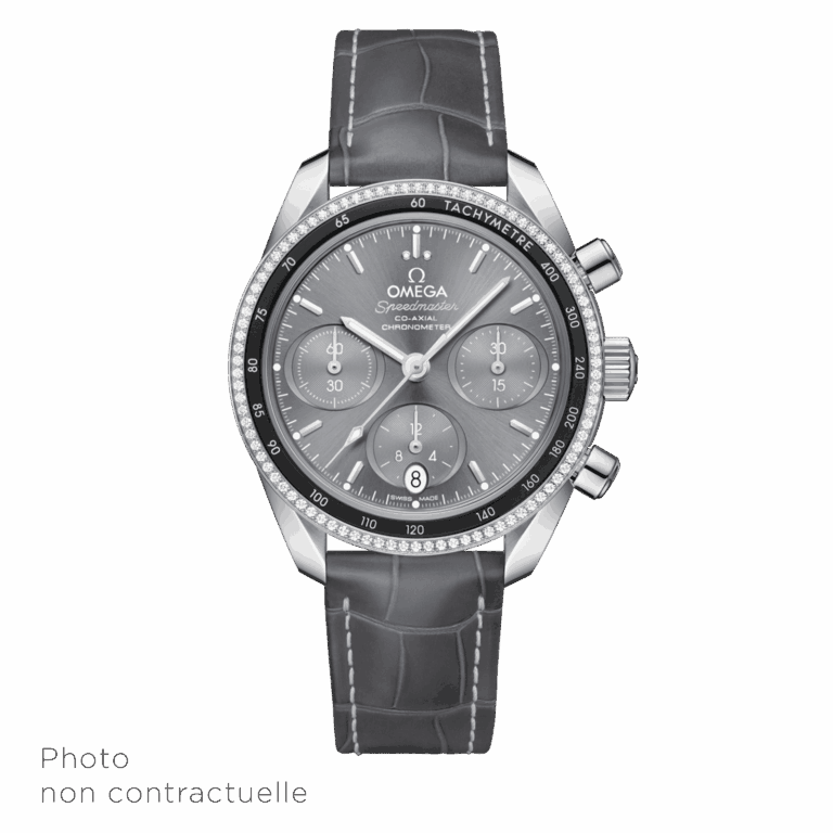 OMEGA - Speedmaster 38 – 38 mm, stainless steel on leather strap