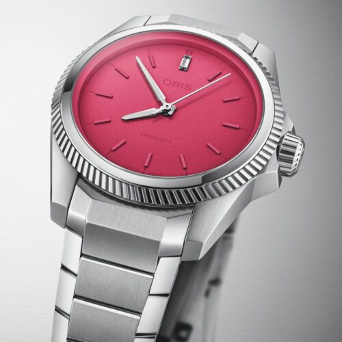 oris Edition ProPilot X Miss Piggy 01 531 7796 4158-07 8 17 05LC horlogerie lionel meylan vevey lausanne