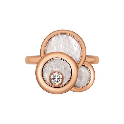 Chopard Happy Diamonds bague en or rose joaillerie lionel meylan vevey lausanne