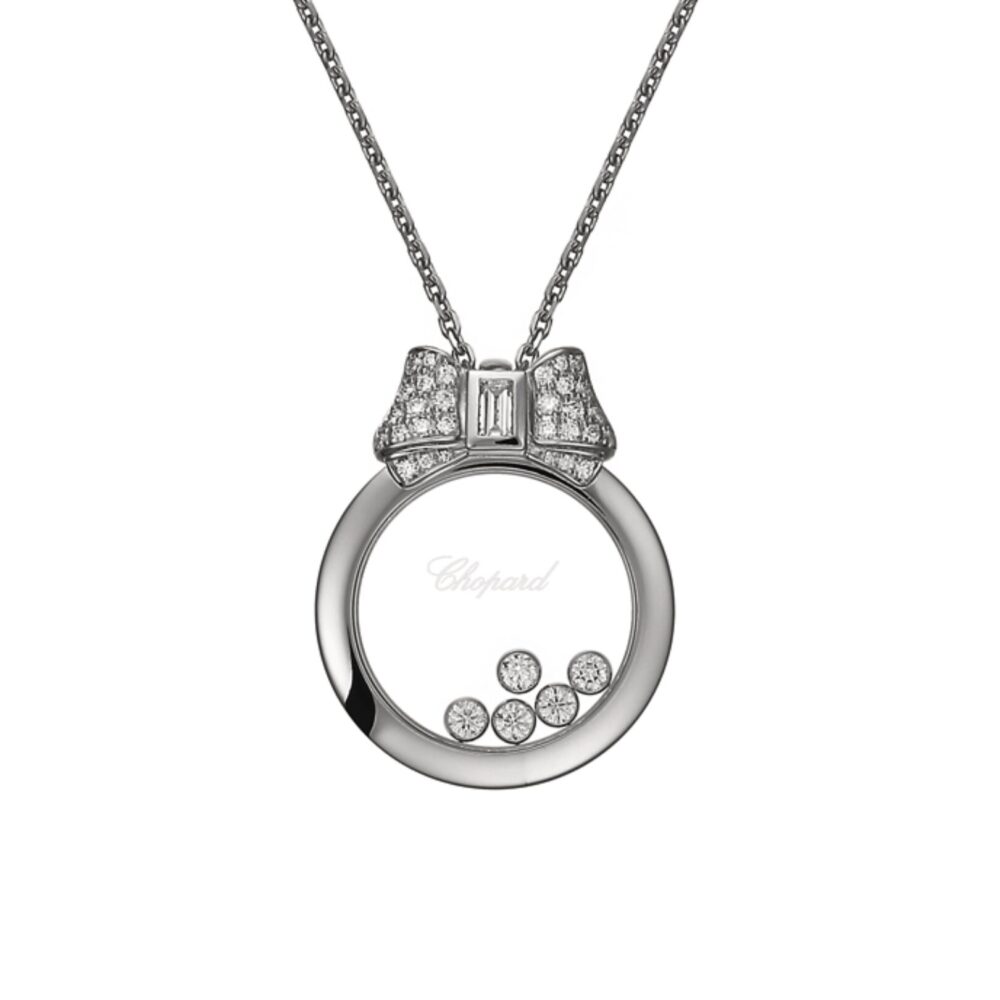 Happy Diamonds collier avec pendentif, noeud