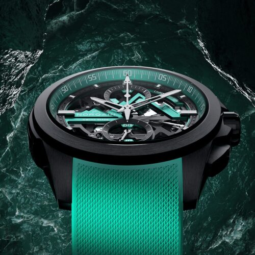 NORQAIN NNT3200BLC/JD326 Independence Skeleton Chrono 42mm Édition limitée horlogerie lionel meylan vevey lausanne