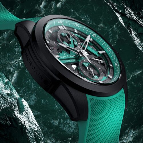 NORQAIN NNT3200BLC/JD326 Independence Skeleton Chrono 42mm Édition limitée horlogerie lionel meylan vevey lausanne