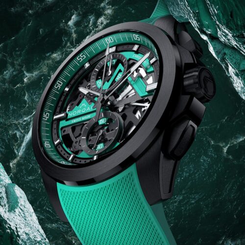 NORQAIN NNT3200BLC/JD326 Independence Skeleton Chrono 42mm Édition limitée horlogerie lionel meylan vevey lausanne