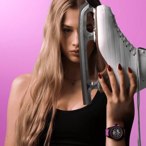 NORQAIN NNQ3001QBPI1AS/B003 Wild ONE Skeleton 39mm Hyper Pink horlogerie lionel meylan vevey lausanne